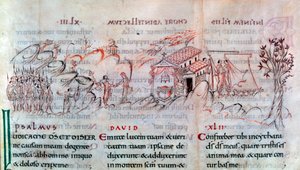 Page from a Psalter by Unbekannt