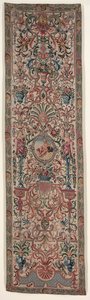 Pair of Needlework Bed Hangings by Unbekannt