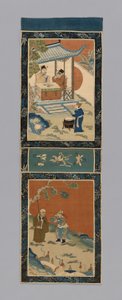 Panel for a Screen, China, Qing Dynasty, 1644-1911 by Unbekannt