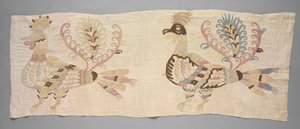 Panel, Fragment of Bedsheet, 1700s by Unbekannt