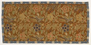 Panel with Dragons, Pearls, Phoenixes, and Floral Patterns by Unbekannt