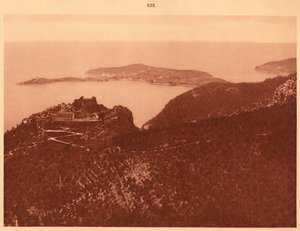 Panorama and Cap Ferrat Seen from the Grande Corniche, Eze, 1930 by Unbekannt