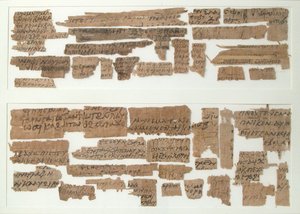 Papyri Fragments, Coptic, 7th century