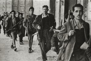 Partisans in Cesena, Emilia Romagna, Italy, October 1944