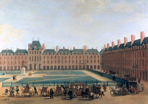 Passage of the King and the Regent, Place Royale, c1655