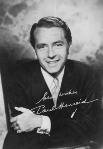 Paul Henreid, Austrian-born American Actor and Director, c1940s by Unbekannt