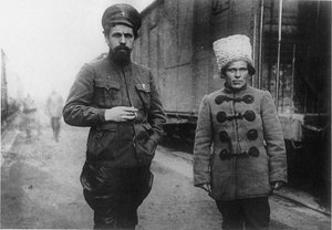Pavel Dybenko and Nestor Makhno