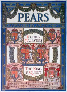 Pears soap advert, 1911