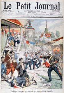 People under French protection massacred by Siamese soldiers, Siam