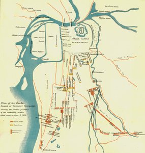 Plan of the Osaka Second or Summer Campaign by Unbekannt