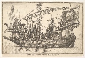 Plate 18: Orpheus led by Bacchus, from the series The Magnificence, 1664 by Unbekannt