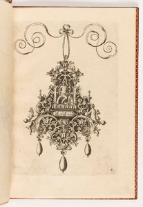 Plate 4, from Designs for Necklaces, Pendants and Earrings of the Highest Skill, the Final Work by Joannis Collaert by Unbekannt