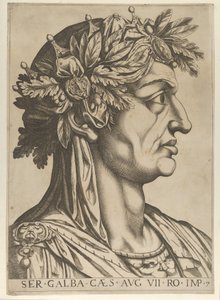 Plate 7: Servius Galba in Profile to the Right, from 