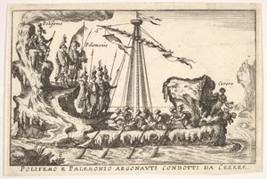 Plate 8: Polyphemus and Palemonius Led by Ceres by Unbekannt