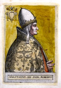 Pope Anastasius IV by Unbekannt