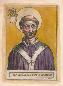 Pope Anastasius I by Unbekannt