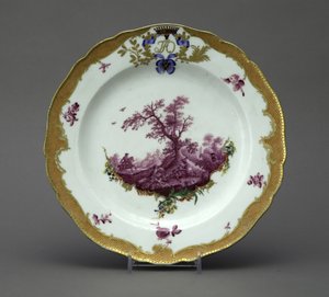 Porcelain Plate from the Orlov Service, ca 1770