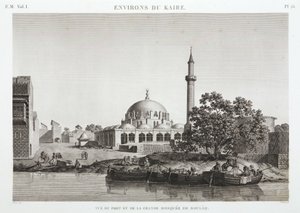 Port and Great Mosque of Boulaq, Cairo, Egypt, c.1798 by Unbekannt