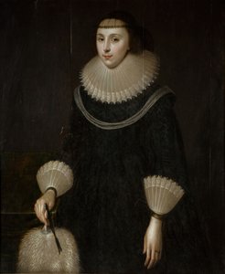 Portrait of a Lady with a Fan, 1600-1650