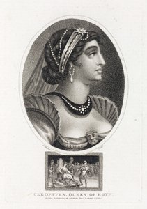 Portrait of Cleopatra with a Scene Depicting Her Accession to the Throne of Egypt