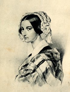 Portrait of Alexandra Smirnova-Rosset 1809-1882. After a drawing by P. Sokolov