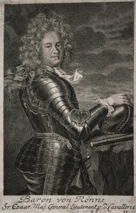 Portrait of Baron Carl Ewald von Roenne, 1663-1716