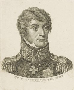 Portrait of Count Alexander Ivanovich Ostermann-Tolstoy 1772-1857, c. 1800 by Unbekannt