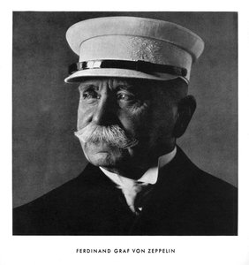 Portrait of Ferdinand, Graf von Zeppelin by Unbekannt