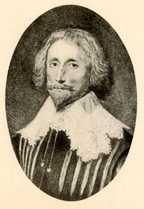 Portrait of George Sandys, with slashed doublet and Vandyke collar