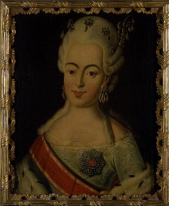 Portrait of Grand Duchess Natalia Alexeyevna of Russia 1755-1776, Princess Wilhelmina Louisa of Hesse
