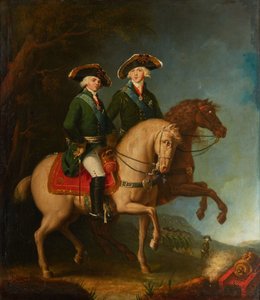 Portrait of Grand Dukes Alexander Pavlovich and Constantine Pavlovich by Unbekannt