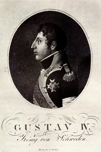 Portrait of Gustav IV Adolf of Sweden by Unbekannt