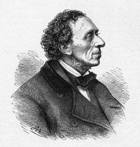 Portrait of Hans Christian Andersen, c. 1850