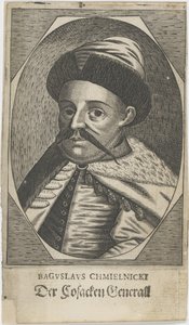 Portrait of Hetman Bohdan Khmelnytsky, after 1650 by Unbekannt