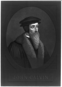 Portrait of John Calvin by Unbekannt