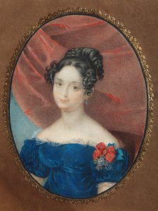 Portrait of Maria Jakovlevna Naryshkina, née Lobanova-Rostovskaya, 1840s