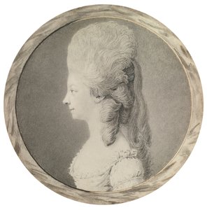 Portrait of Marie Louise of Savoy, Princess of Lamballe by Unbekannt