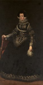 Portrait of Queen Elisabeth of France, Queen Consort of Spain