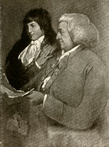 Portrait of Samuel Shoemaker, in Bobwig, and His Son, 1789, 1937 by Unbekannt