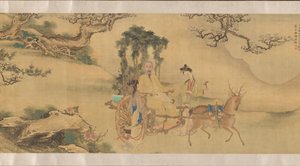 Portrait of Shaoyu in the guise of Liu Ling by Unbekannt