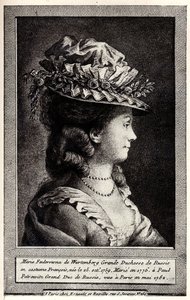 Portrait of Sophie Dorothea of Württemberg, Early 19th Century