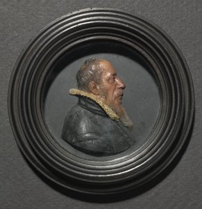 Portrait of a Man in Black by Unbekannt