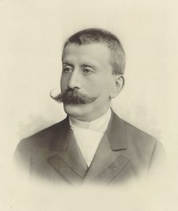 Portrait of pianist and composer Moritz Moszkowski, 1854-1925 by Unbekannt