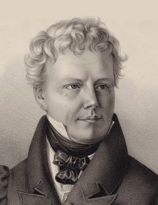 Portrait of the Composer Xaver Schnyder von Wartensee by Unbekannt