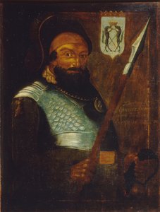 Portrait of the Cossacks Leader, Conqueror of Siberia Yermak Timopheyevich by Unbekannt