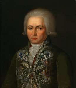 Portrait of the Poet Gavrila R. Derzhavin 1743-1816, 1790s by Unbekannt