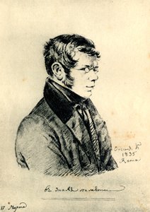 Portrait of the Poet Prince Pyotr A. Vyazemsky After a drawing by O. Kiprensky