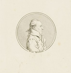 Portrait of the Poet and Writer Christoph Martin Wieland by Unbekannt