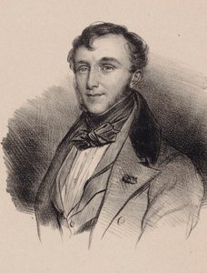 Portrait of the composer Friedrich Kalkbrenner 1785-1849 by Unbekannt