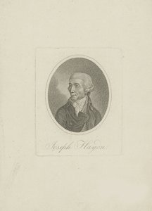 Portrait of the composer Joseph Haydn 1732-1809, 1800s